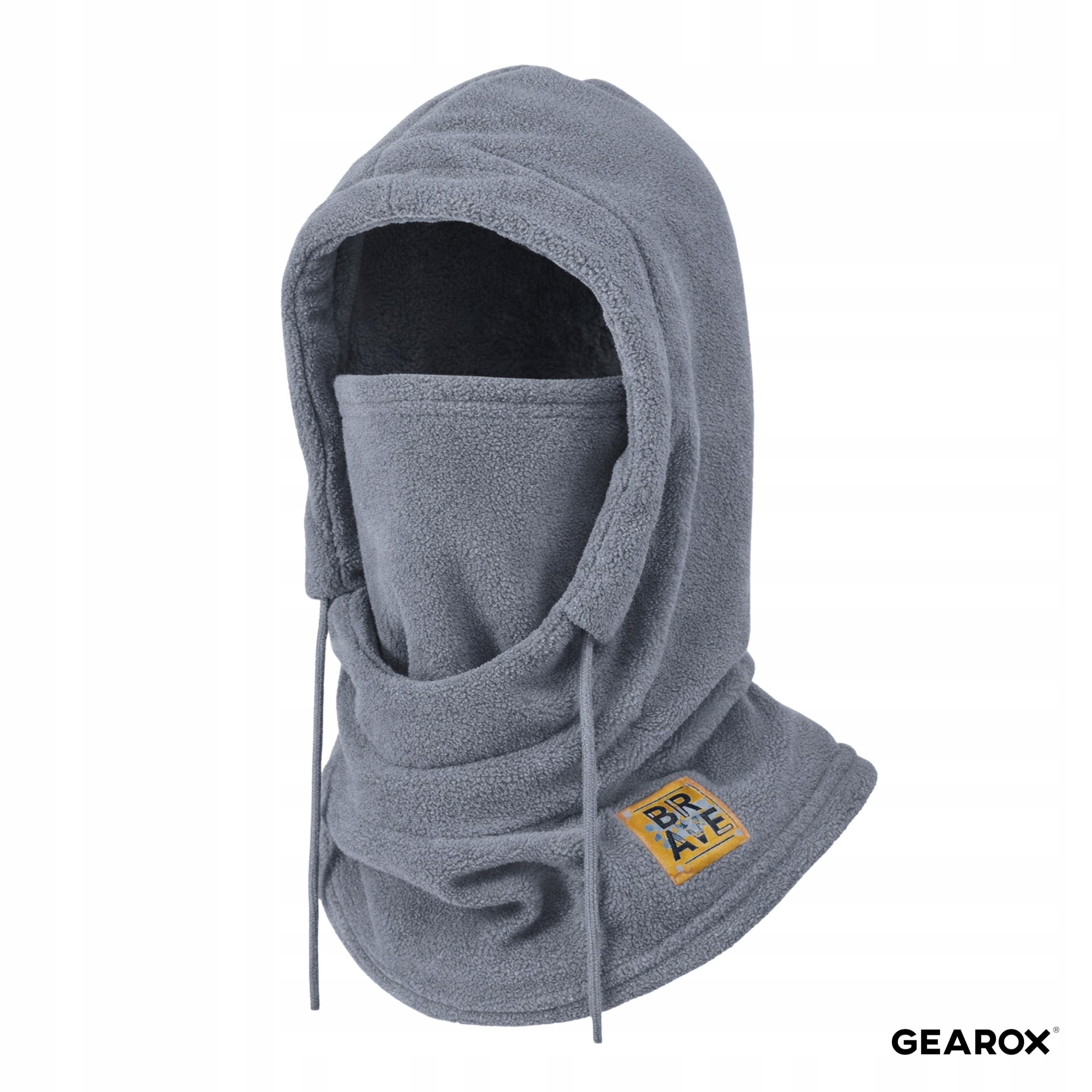 KOMINIARKA ROWEROWA ZIMOWA BALACLAVA POLAROWA CZAPKA KOMIN CIEMNOSZARA KR5 Marka Gearox