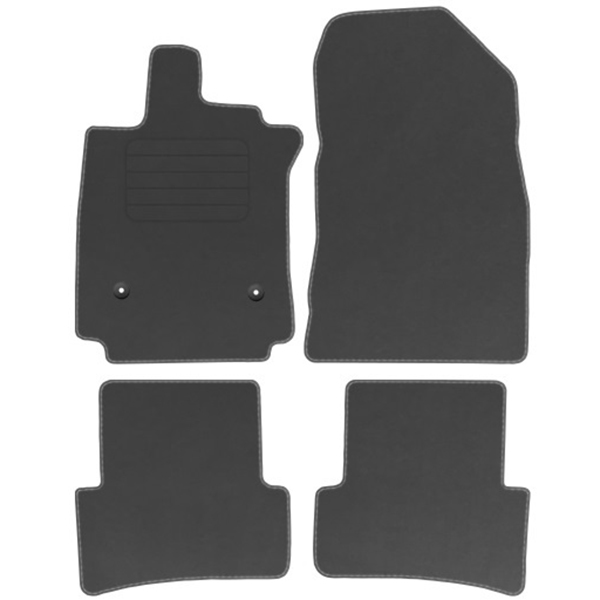 Renault Clio 12-20r Koberečky velur Comfort Grafit