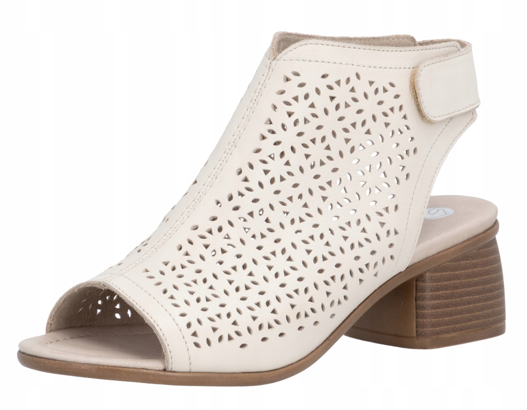 Remonte R8777-60 vel.39 béžové elegantní kožené sandály