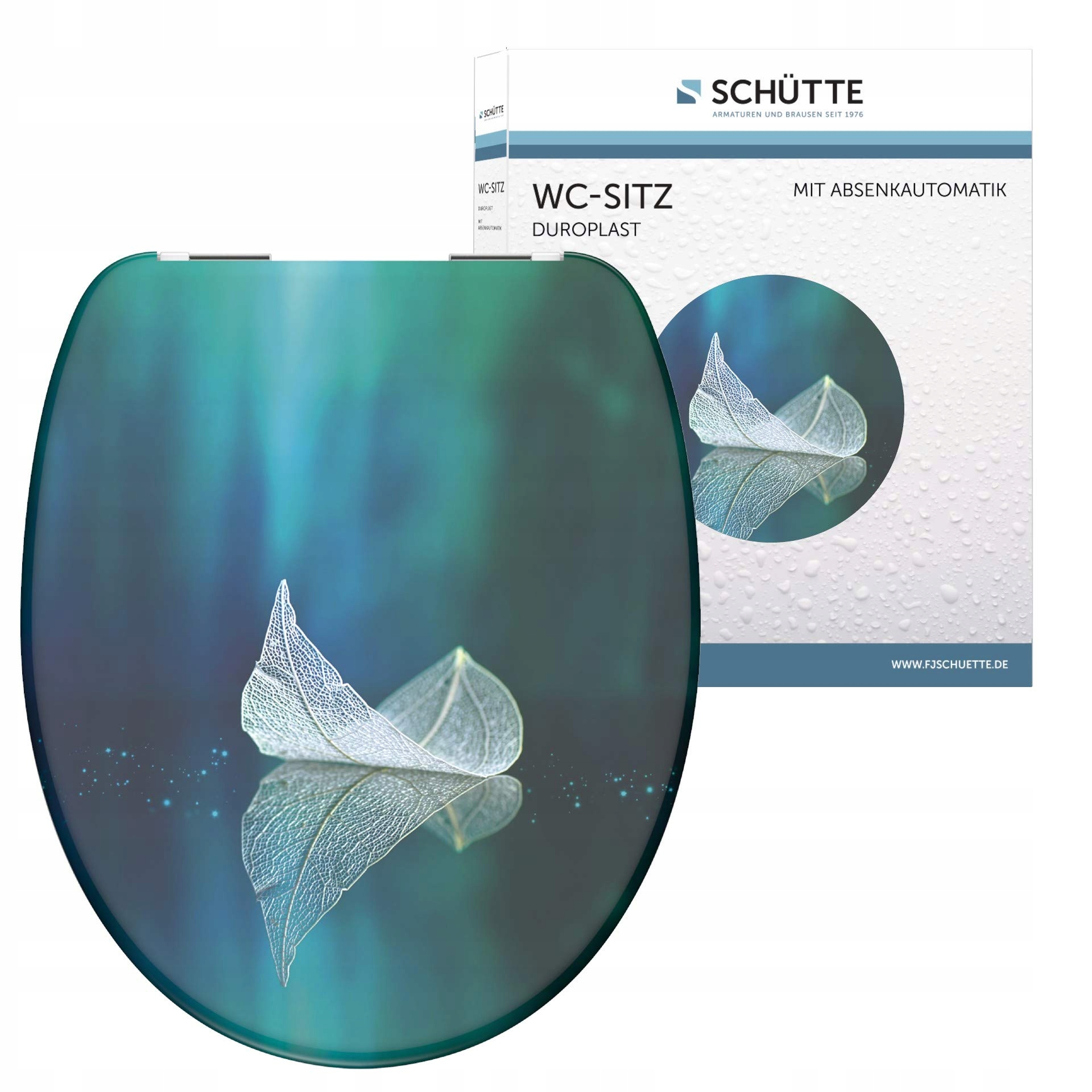 FALLEN LEAF SCHÜTTE kemény duroplast WC-ülőke