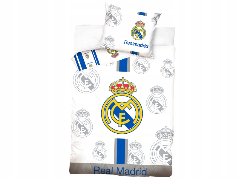 Real Madryt Pościel 140x200 Poduszka 70x80 Polski Rozmiar 100% Bawełna #3