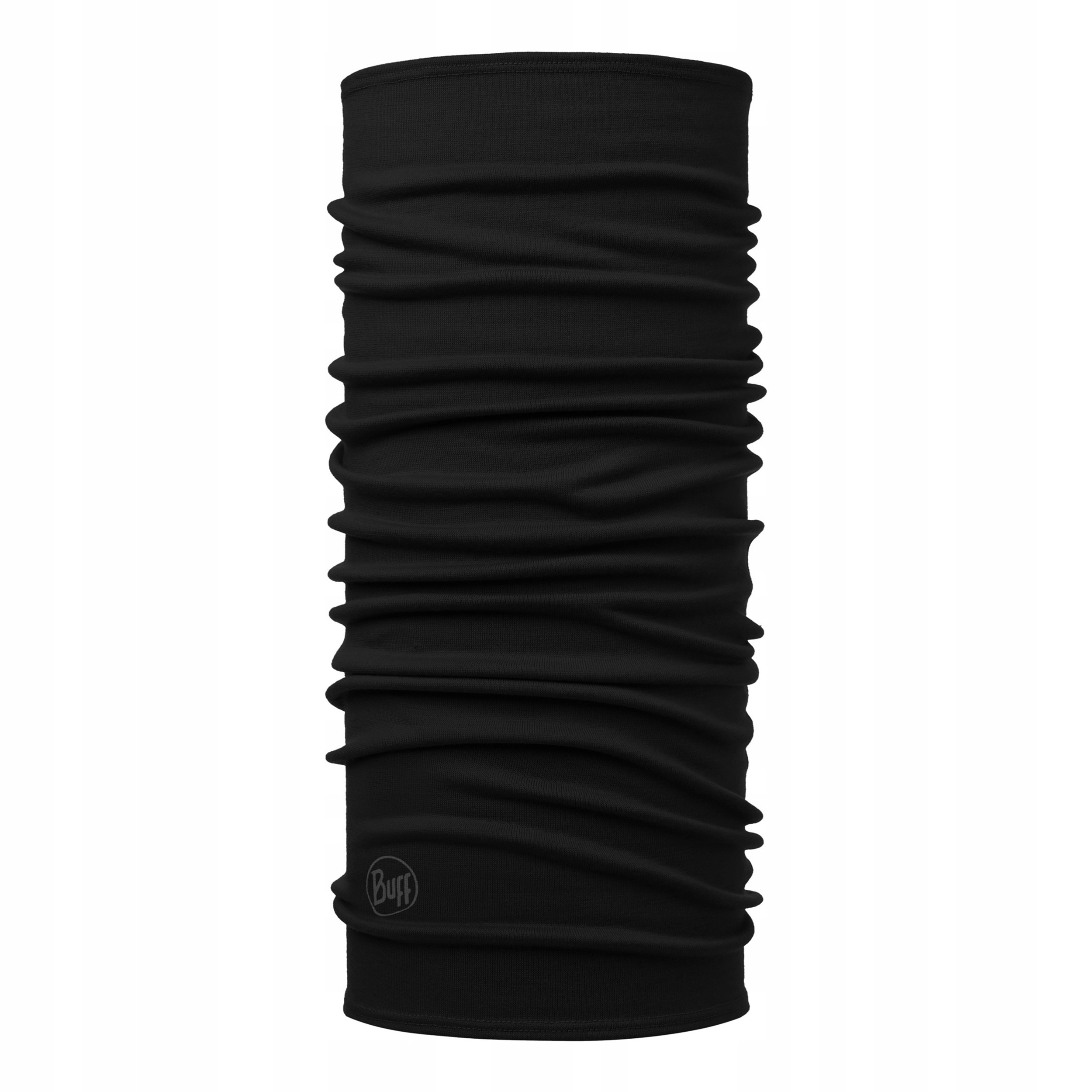 Chusta wielofunkcyjna Buff Midweight Merino Wool solid black