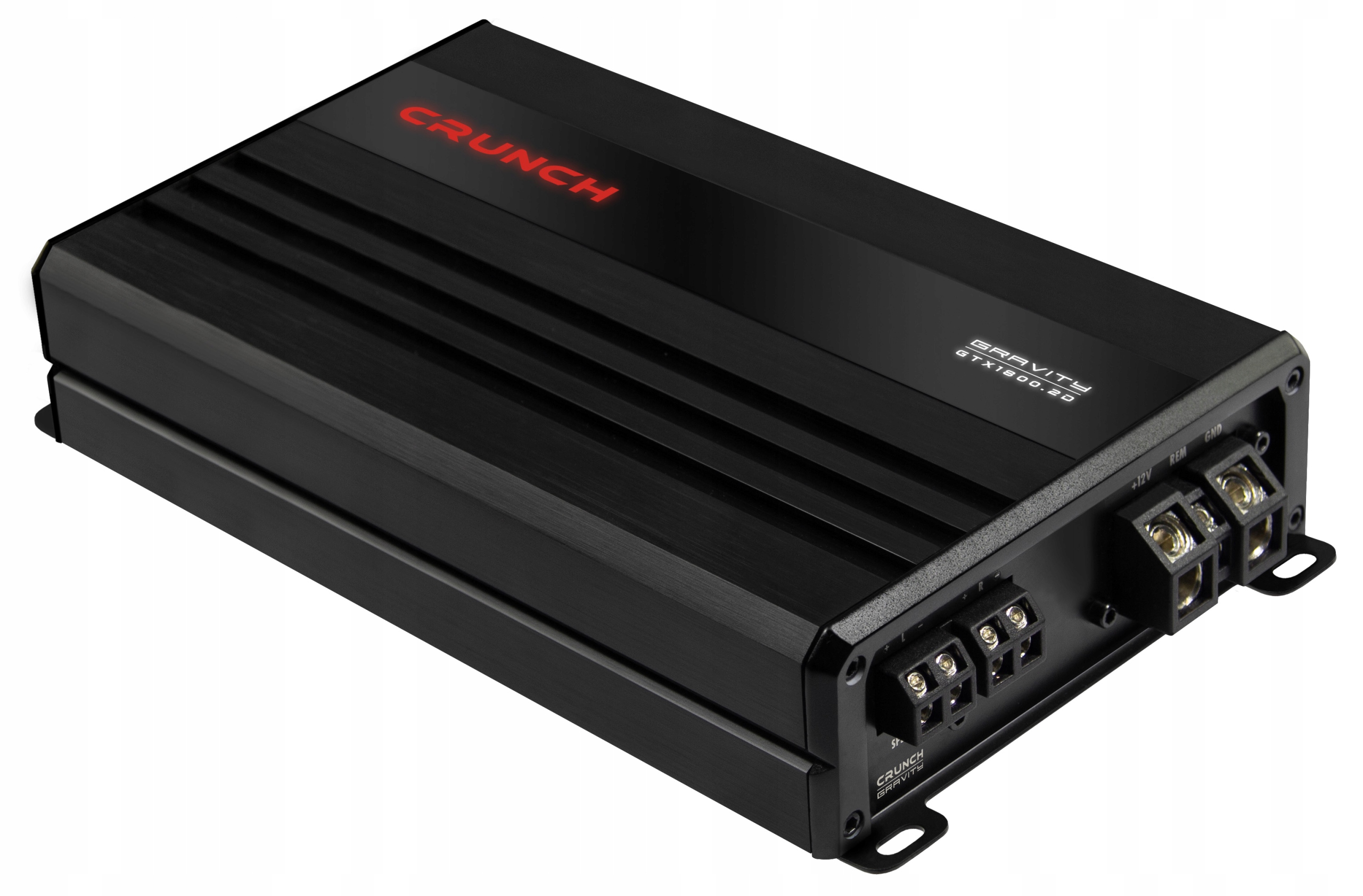 Dvojkanálový automobilový zosilňovač triedy D s diaľkovým ovládaním Crunch GTX1800.2D