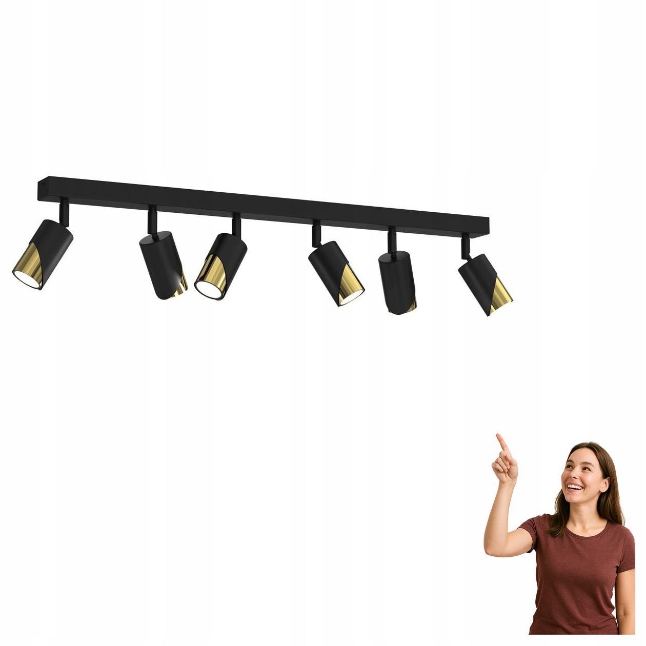 Šestibodová spotová reflektorová lampa Shift 9635 Luminex