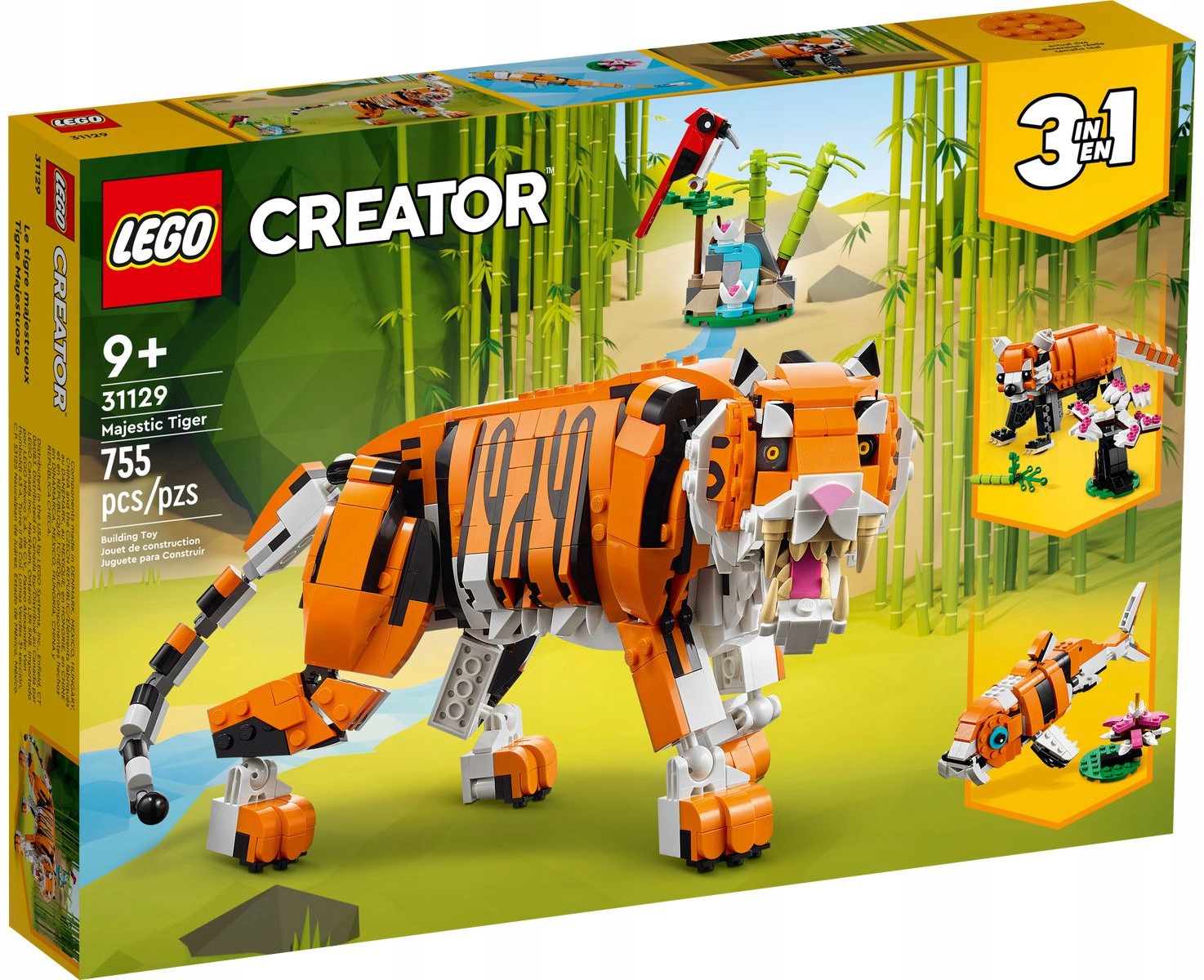 Lego 31129 Creator 3V1 – Majestátní Tygr