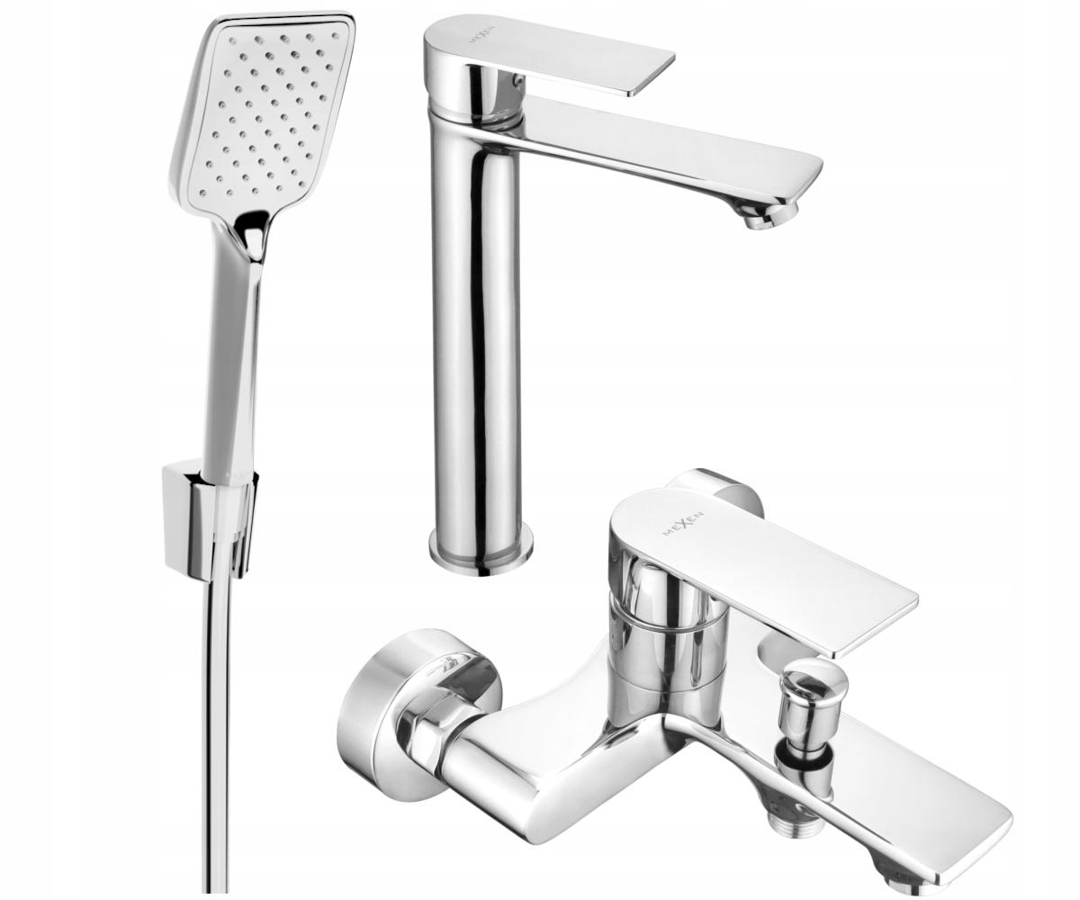Mexen Royo R62 Chrómová vaňová súprava s mosadznou batériou