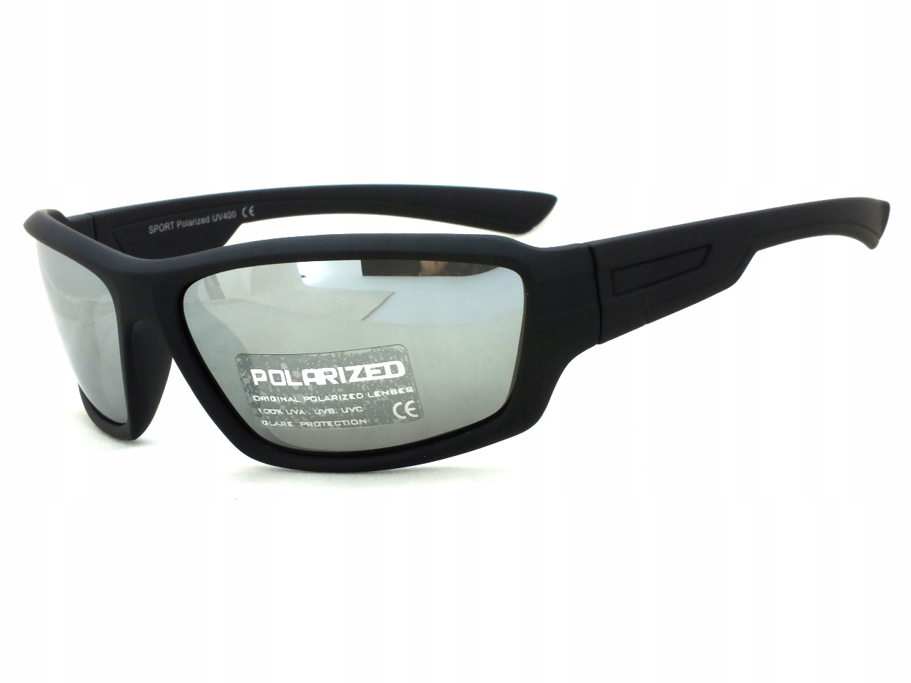 Okulary z polaryzacją Polarized do jazdy rowerem Lustrzanki na rower czarne