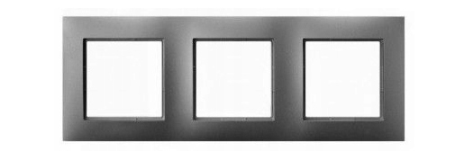 

Ospel Ramka potrójna Aria szary R-3U/70