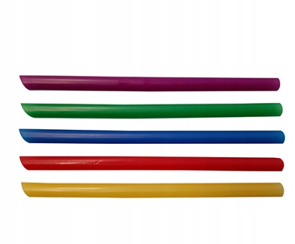 

Rurki Bubble Tea słomki 12mm 20cm Ścięte 200szt
