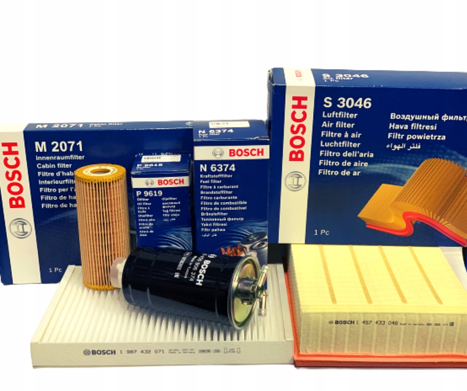 Sada Filtrů Bosch Pro Audi A4 B6 B7 2000 -> 1.9 Tdi 2.0 Tdi