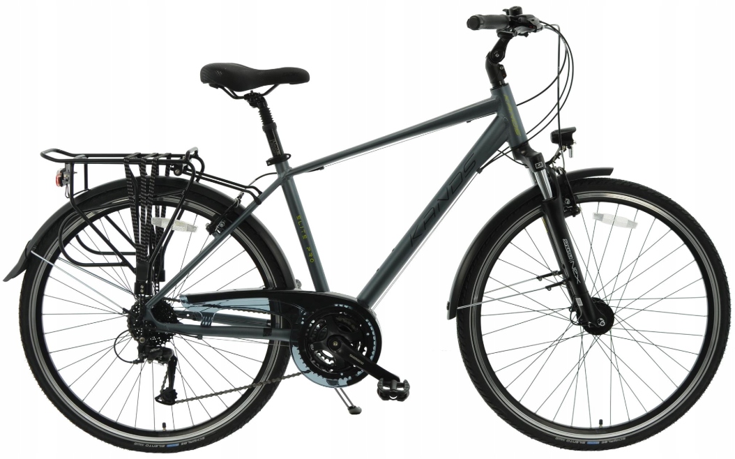 Rower trekkingowy Kands 28 Elite Pro Acera Męski grafitowy