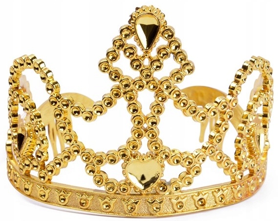 

Korona Złota Diadem Królowej Tiara Party Urodziny