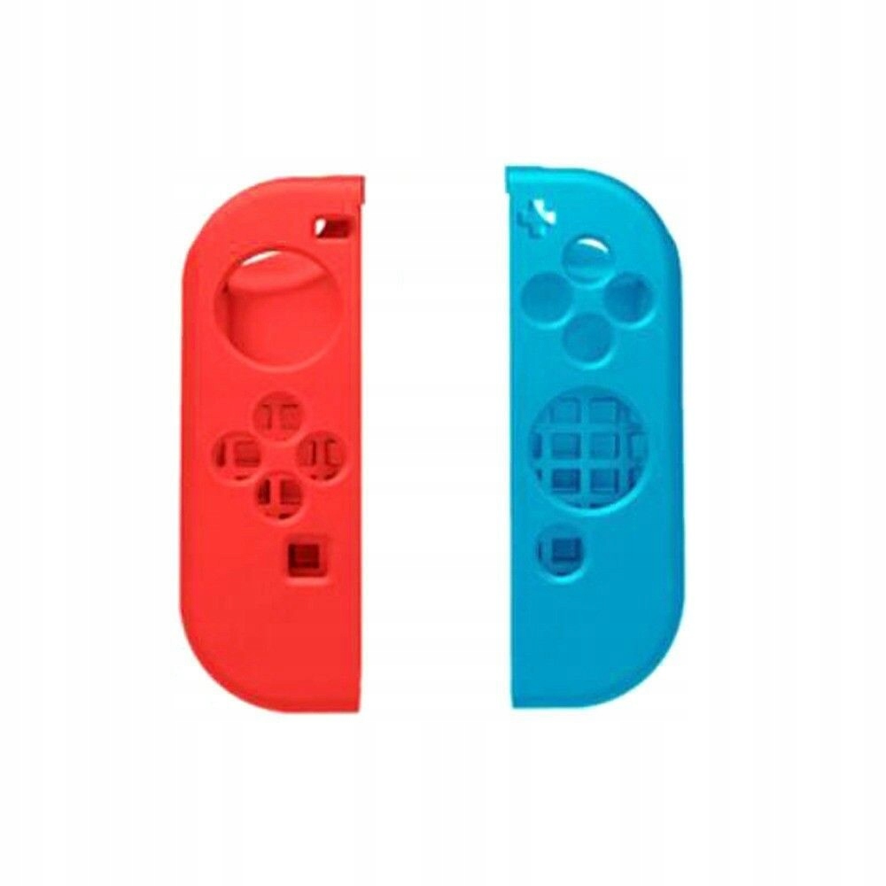 2x Pouzdro silikonové soft na Joy-Con Switch Switch Oled červeno-modré
