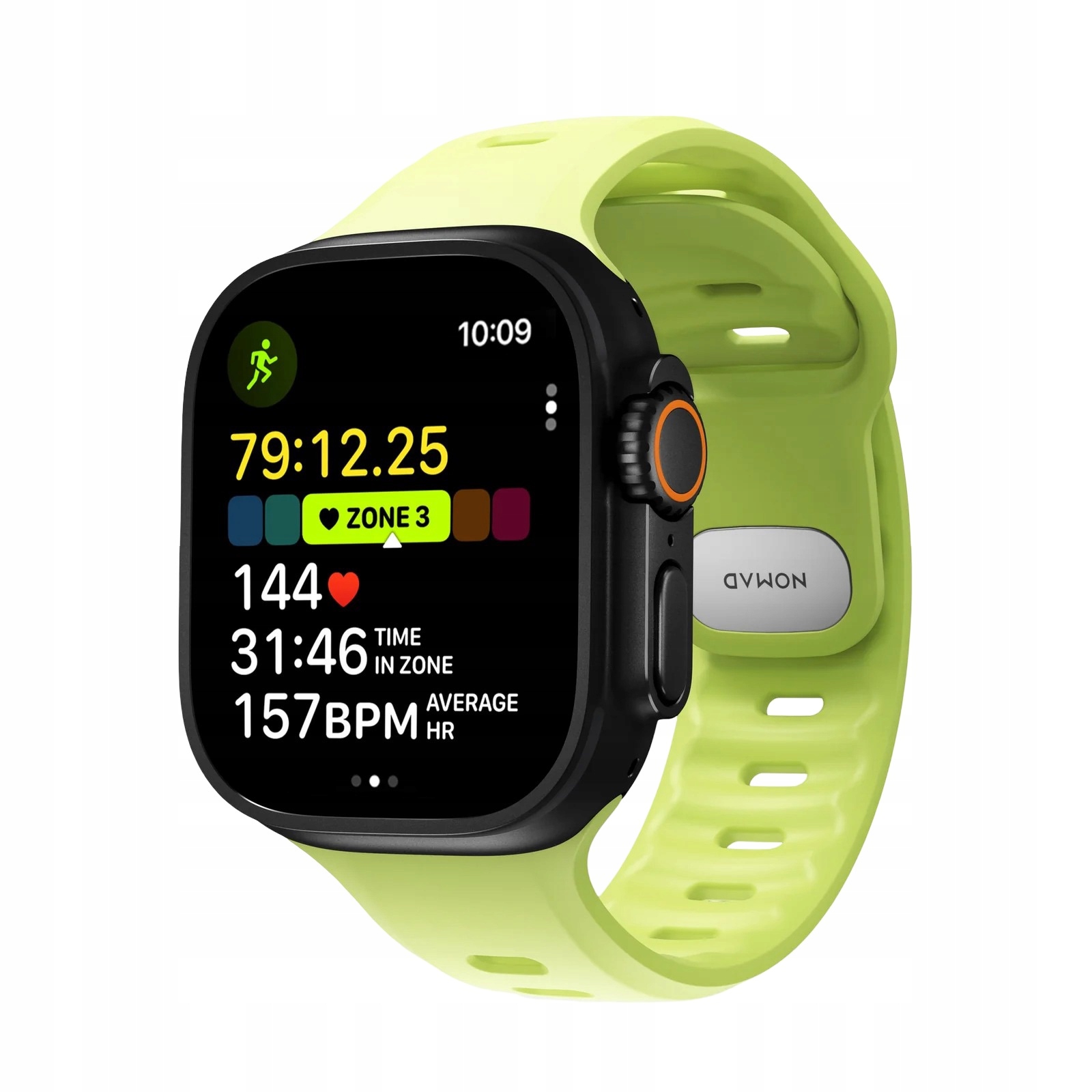 Nomad odolný športový silikónový remienok Apple Watch 49/46/45/44 mm