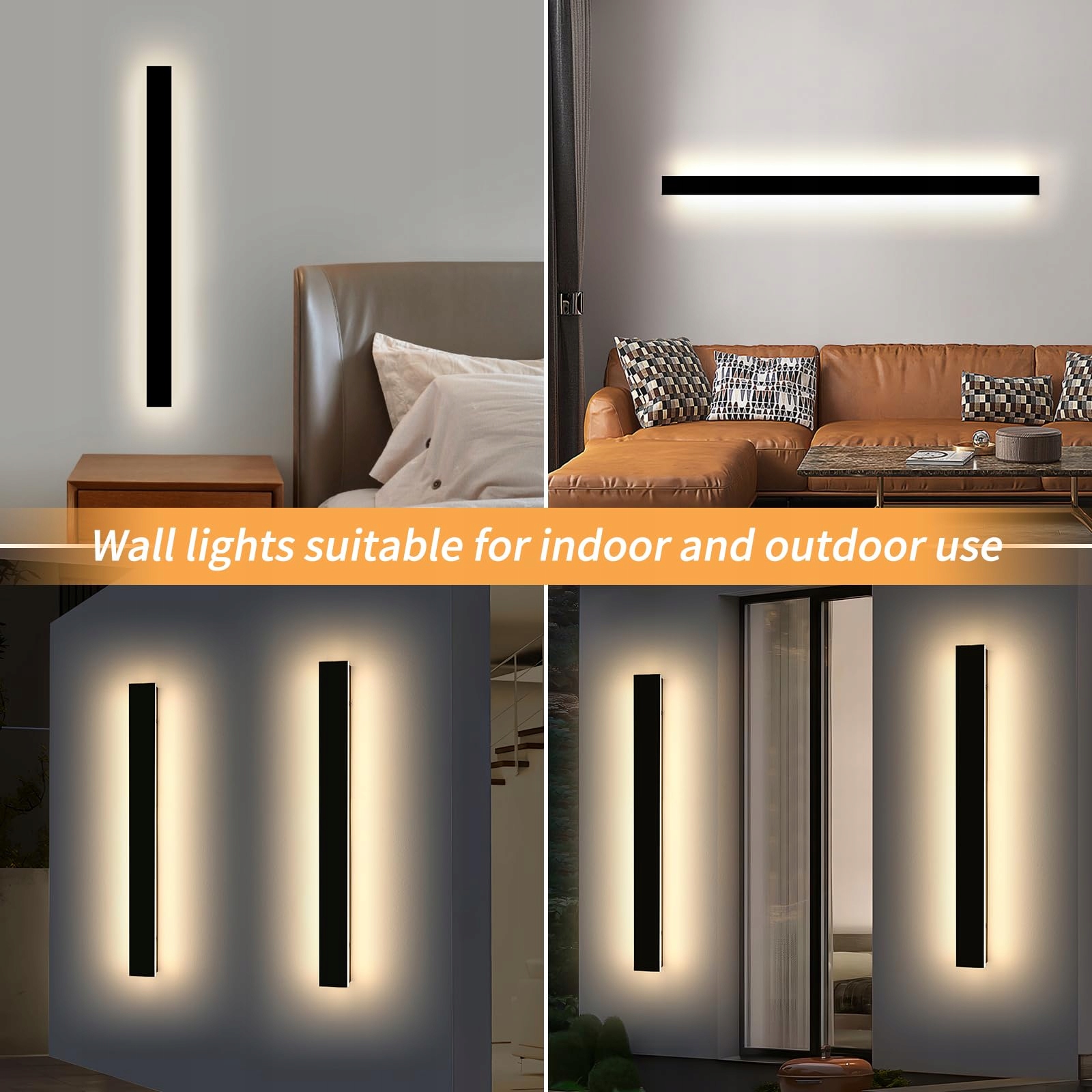 MIKERU Lampa LED Zewnętrzna 120cm 48W IP65 Wodoodporna Do Wnętrz — miniatura 7