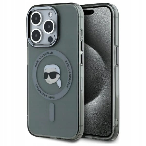 Karl Lagerfeld Etui Do Iphone 15 Pro Max 6.7 Hardcase Z Metalowym Logo Karl