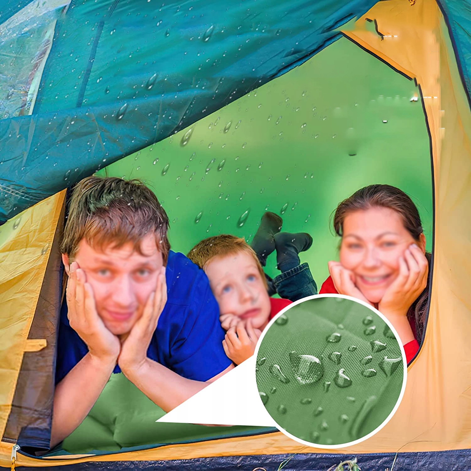 WODOODPORNA SAMOPOMPUJĄCA MATA KEMPINGOWA DO SPANIA Z POMPKĄ DOCISKOWĄ, 2M Waga produktu z opakowaniem jednostkowym 0.891 kg