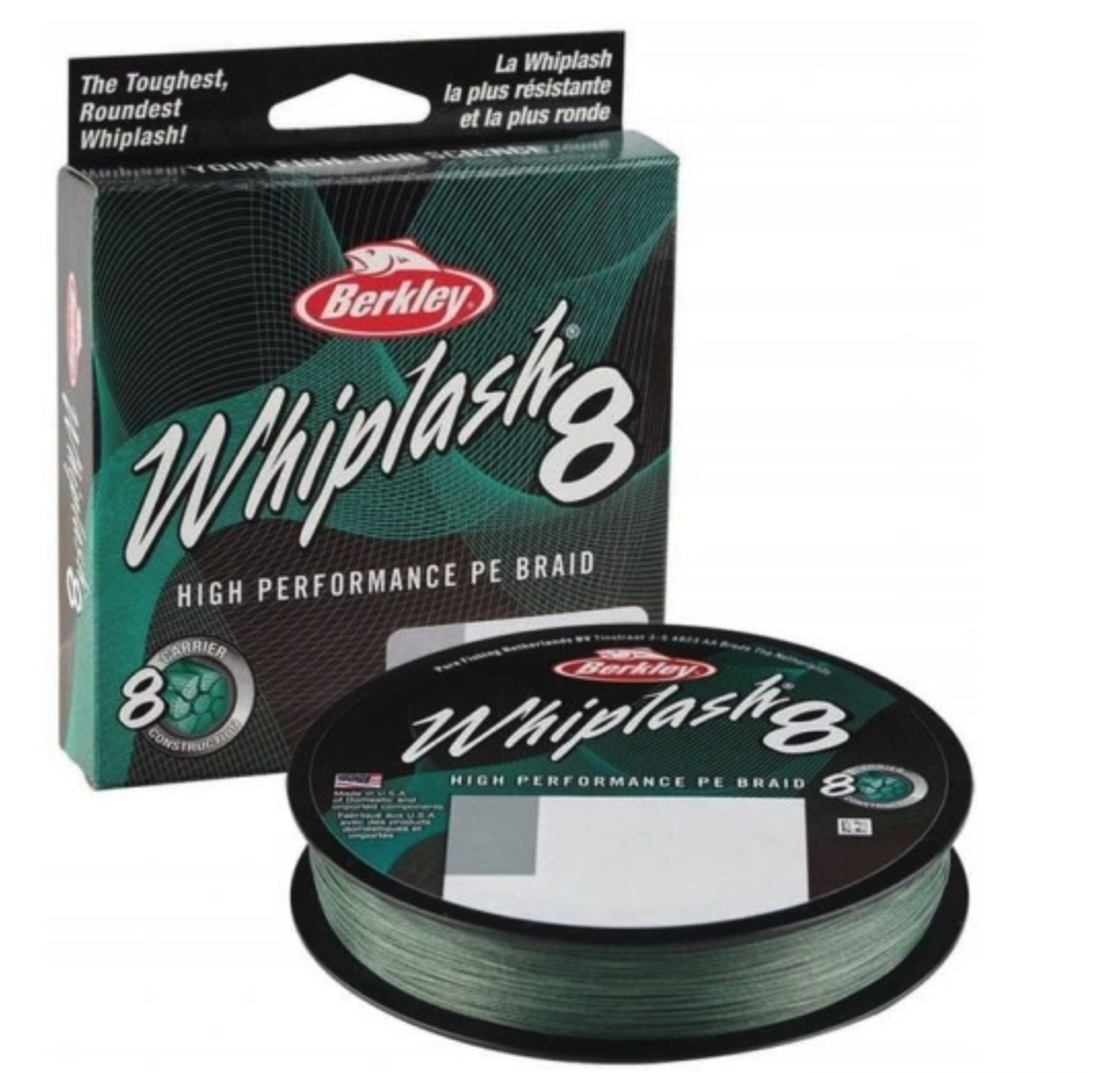Plecionka Berkley Whiplash X8 0,25MM 300M Green 23