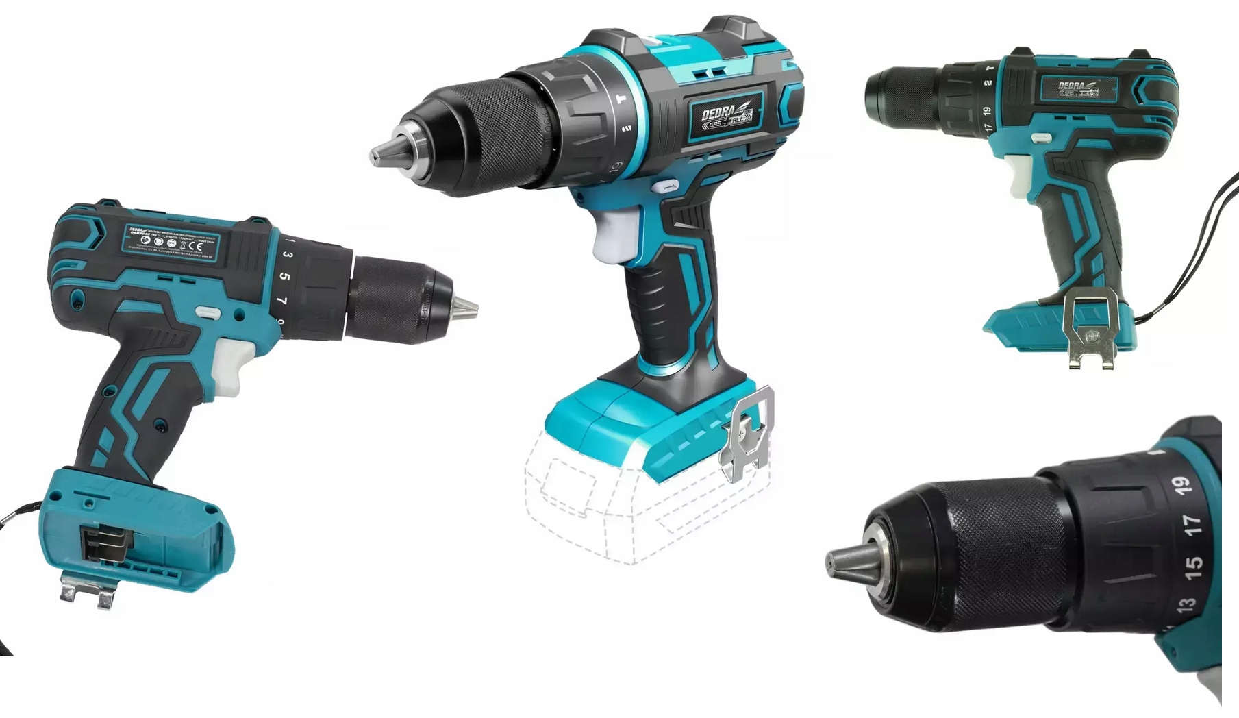 

Wiertarko Wkrętarka Dedra Sas+ 18V DED7042 Udar