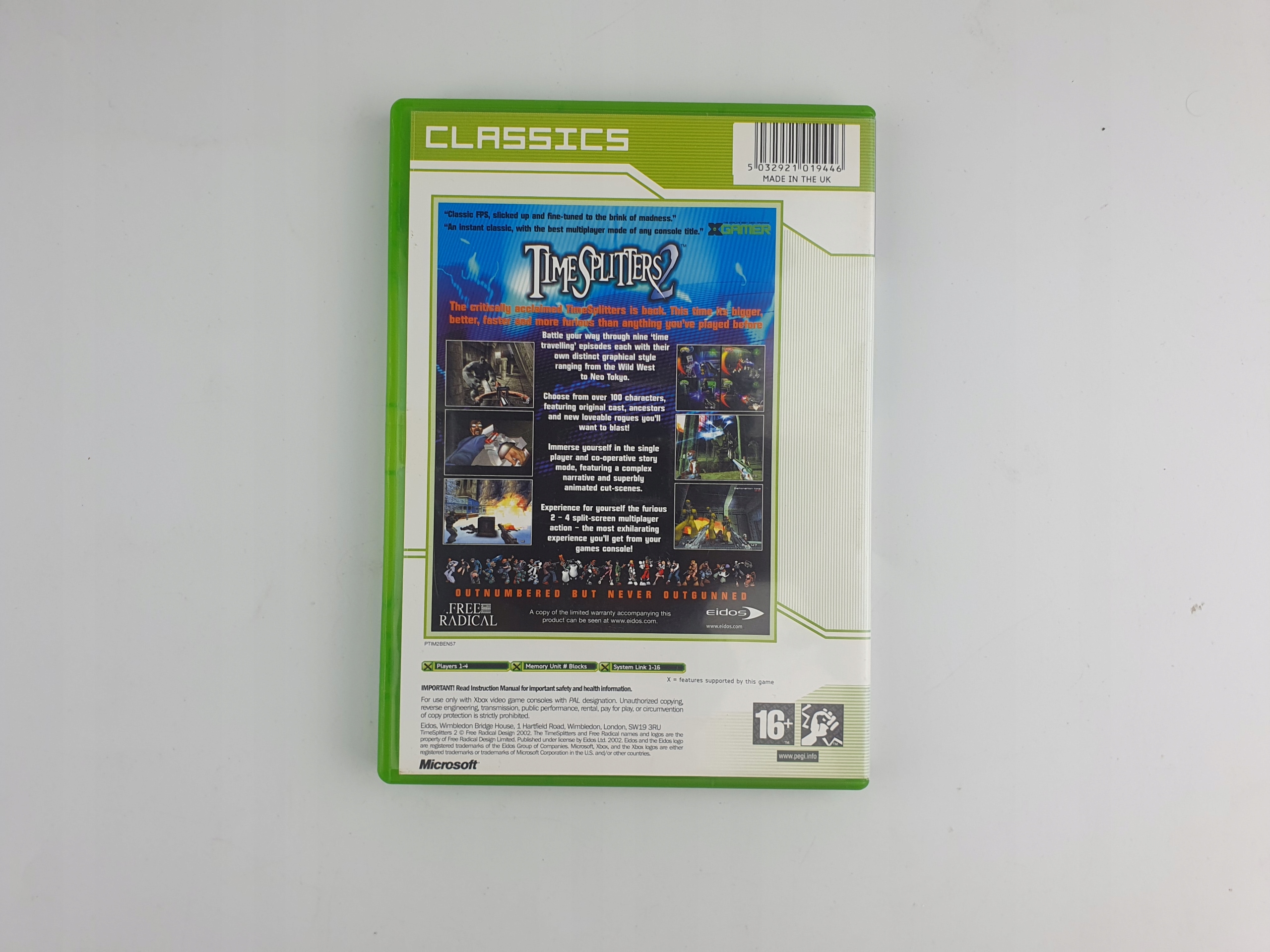 TIMESPLITTERS 2 Microsoft Xbox Classics (eng) (3) Tematyka gry akcji