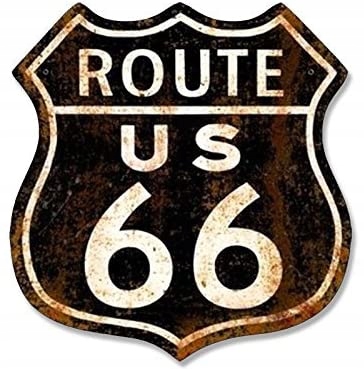 

Route 66 naklejka drukowana