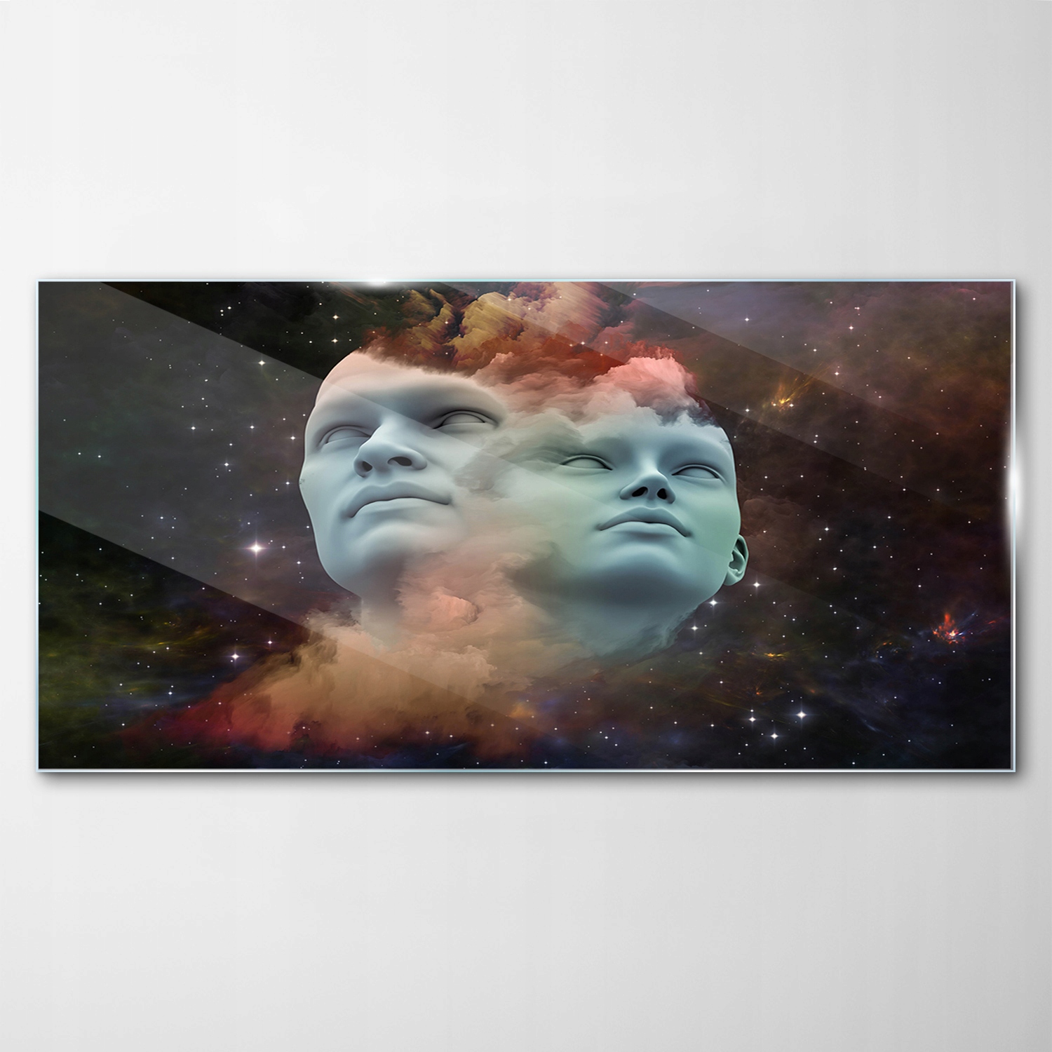 

Obraz Szklany Dekor Abstrakcja Twarz Kosmos 120x60