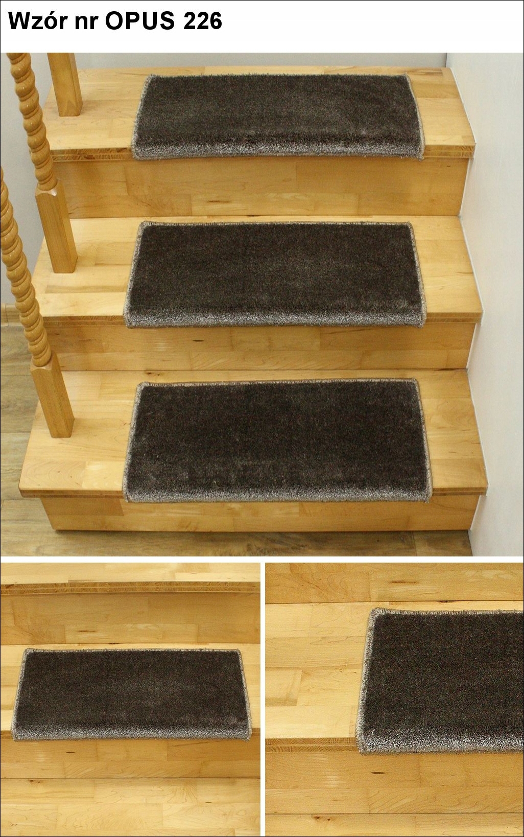 NAKŁADKI TREPY NA SCHODY PROSTOKĄTNE 15 KOLORÓW Waga produktu z opakowaniem jednostkowym 0.7 kg