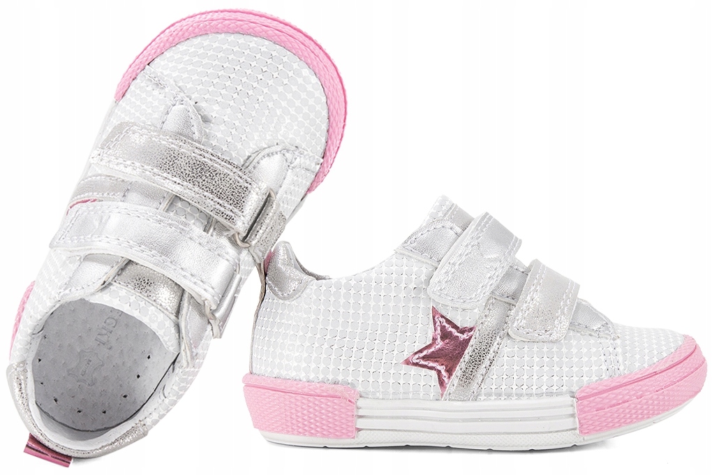 

Kornecki 6262 Półbuty Dziewczęce Trzewiki białe 25