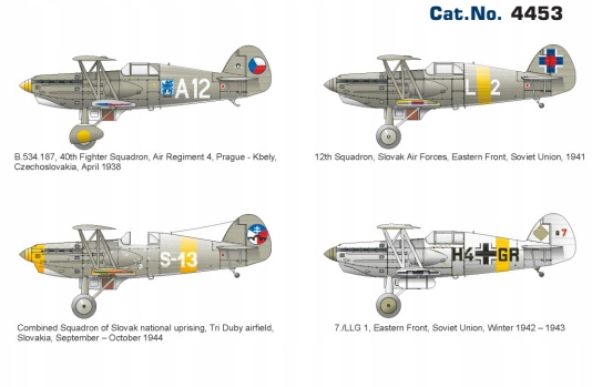 Eduard 4453 1:144 - Avia B.534 IV Super 44 edition