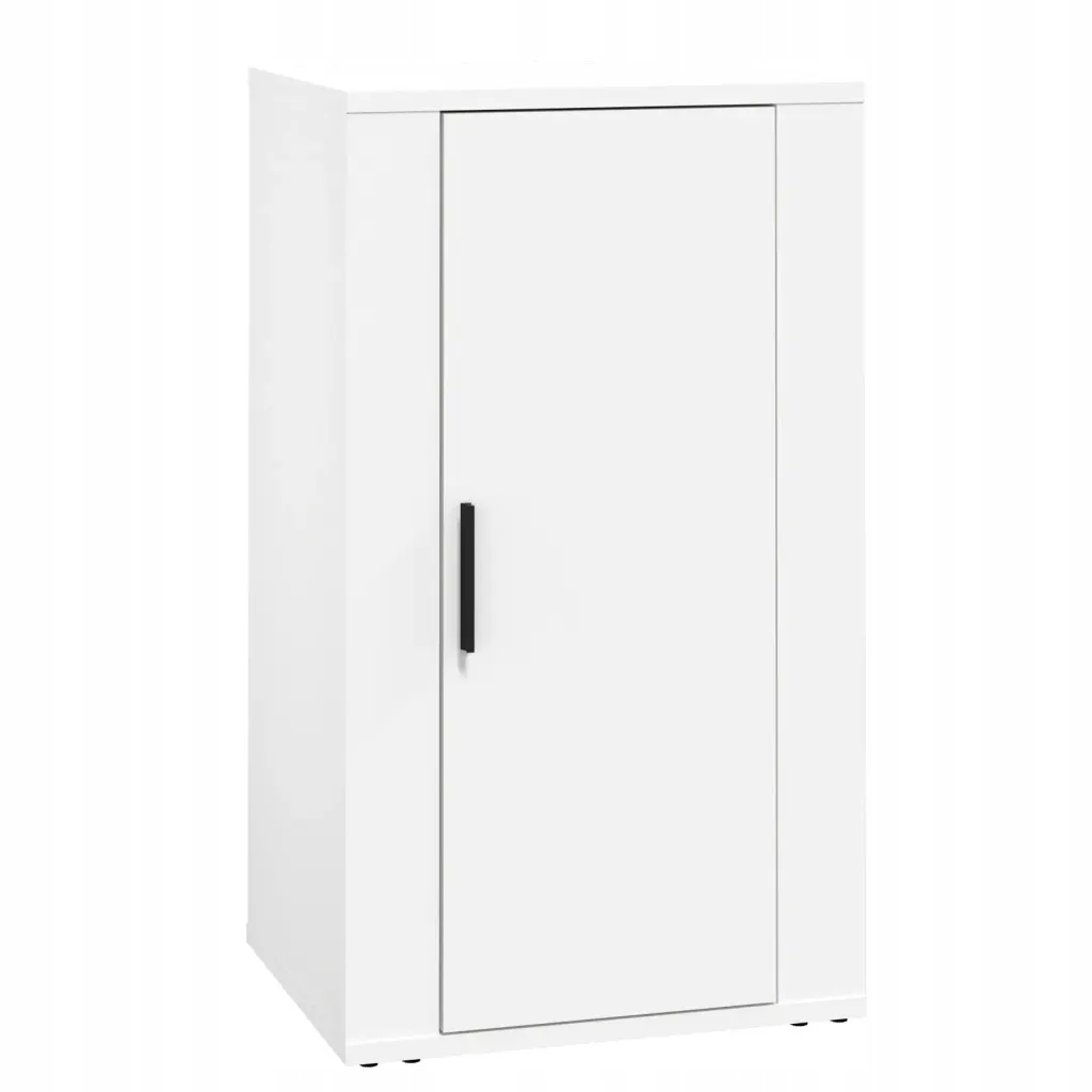 Bílá skříňka na bázi dřeva, 40 x 33 x 70 cm