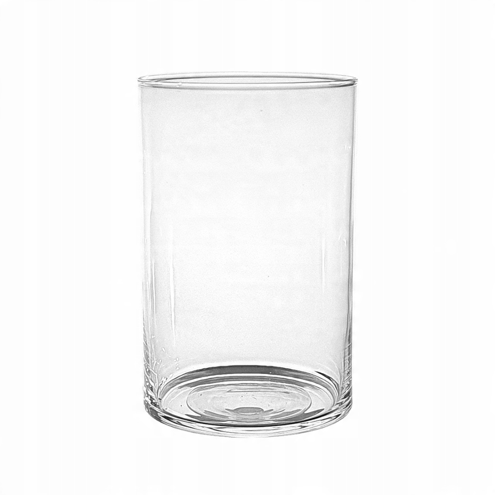 

Wazon szklany na kwiaty wysoki Cylinder H30 D19