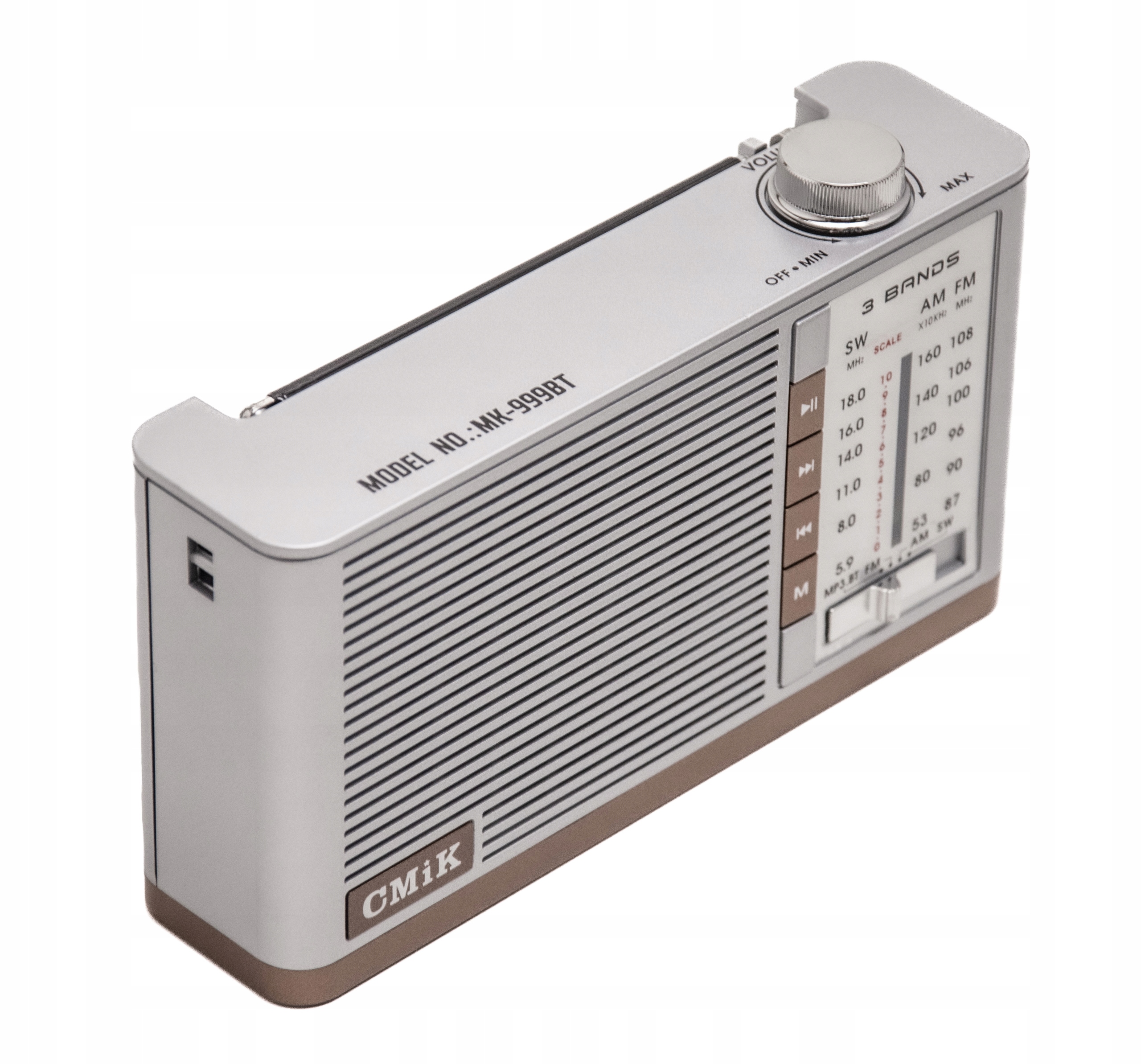 Retro Rádio Usb Bluetooth Sd Fm Karty Aux Reproduktor
