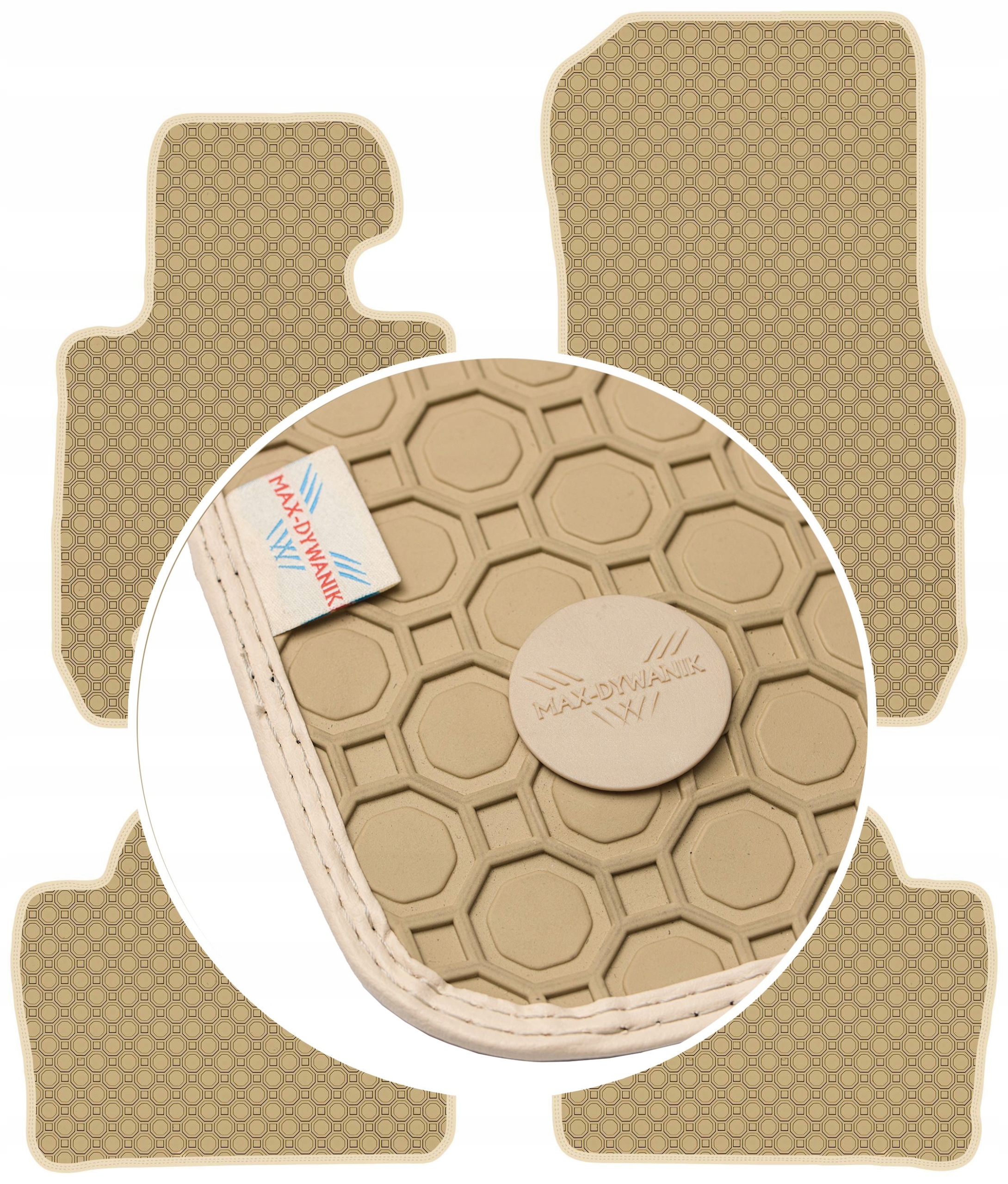 Bmw 3 F30 F31 2012-2018 Koberce Béžové