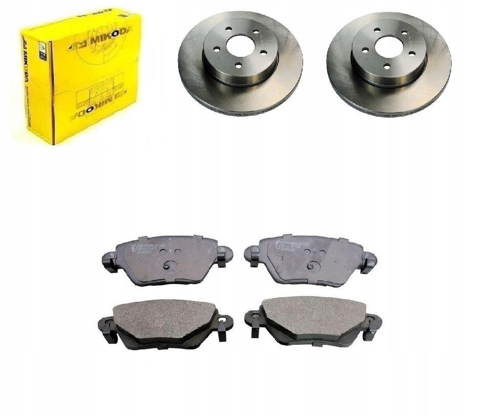 Kotouče Ford Mondeo III Zadní 280 mm Sada 00-04