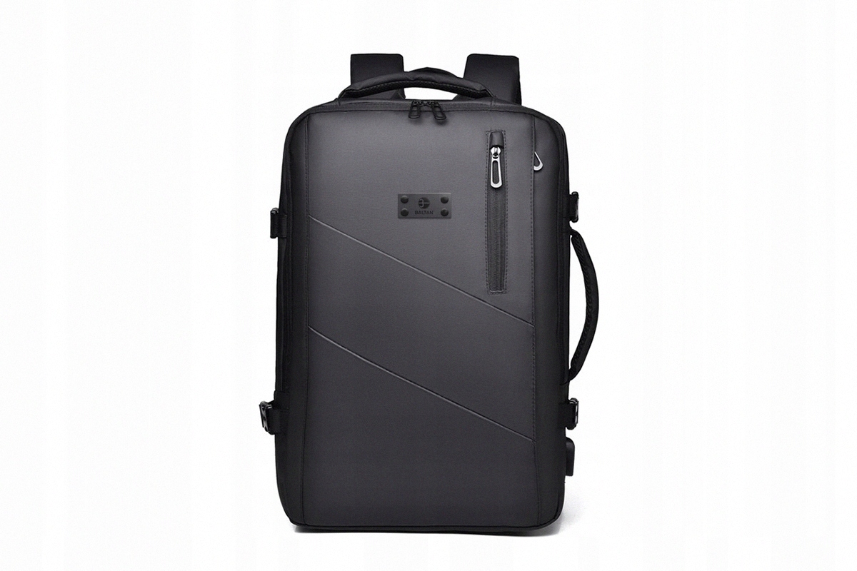 Plecak biznesowy podróżny bagaż podręczny Na Laptopa 17" Czarny Baltan