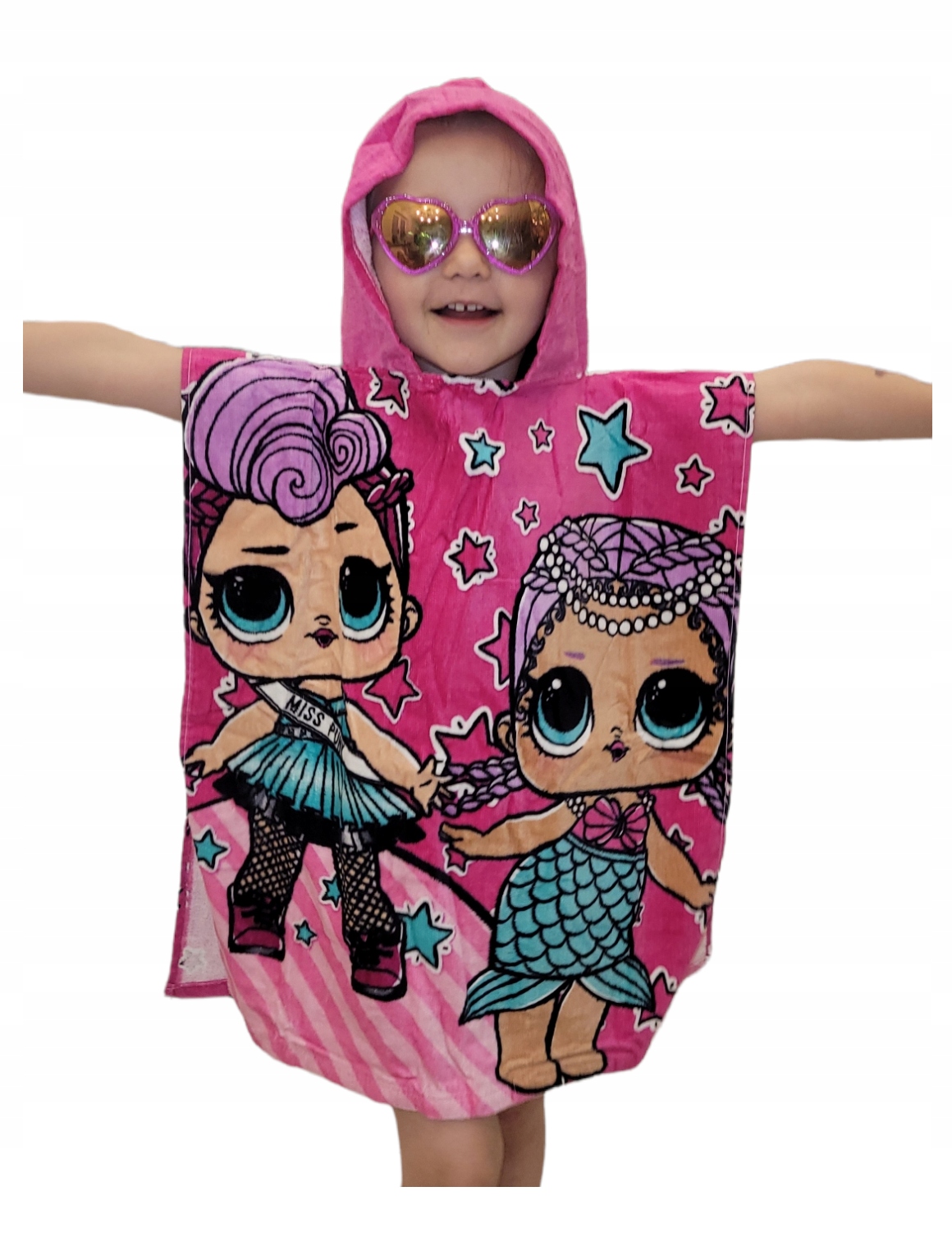 

Ręcznik Kąpielowy 100% Bawełna Lol Surprise Poncho