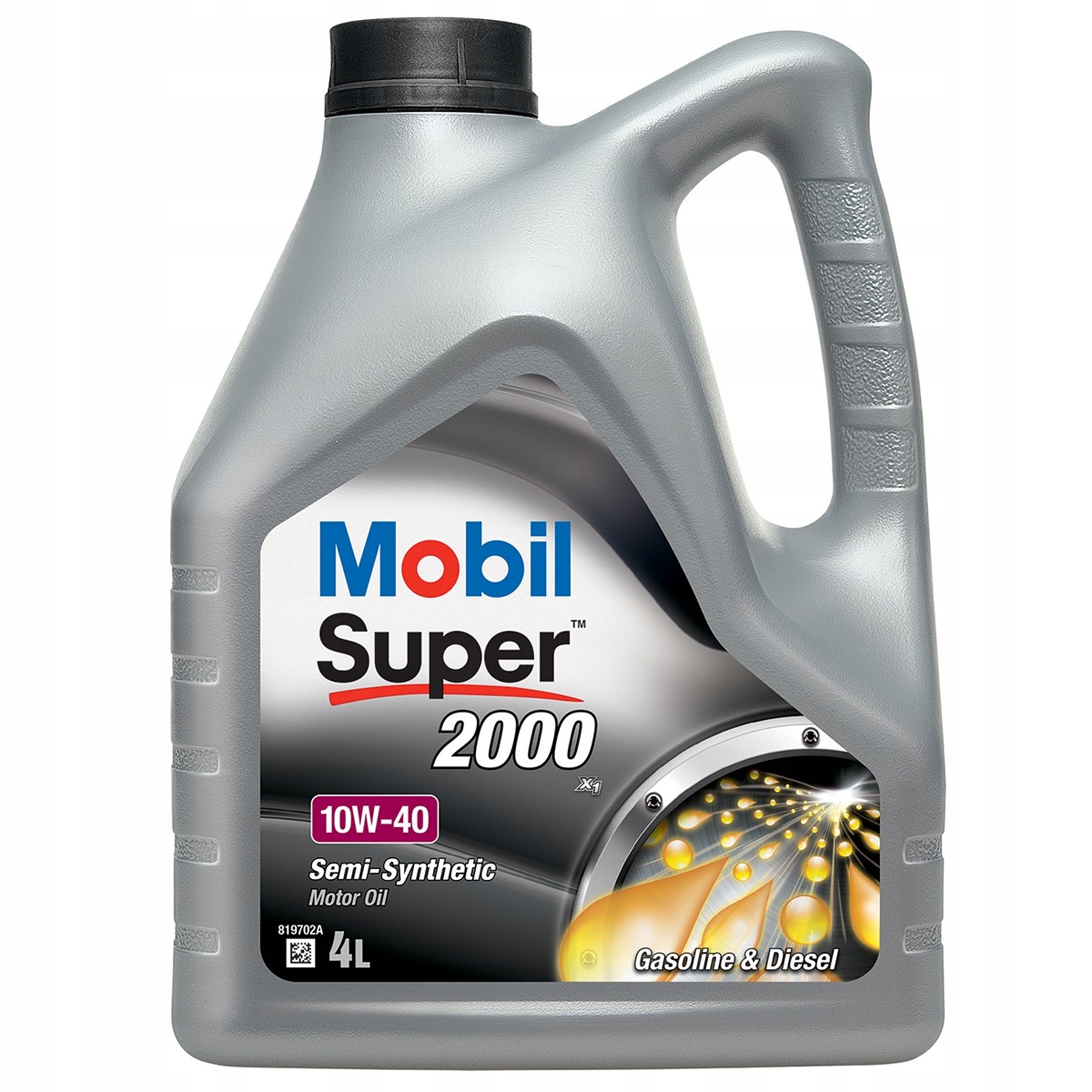 Olej Półsyntetyk Mobil 10W40 2000 X1 4L Benzyna/diesel Zawieszka