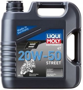 OLEJ 20W-50 MOTORBIKE 4T STREET 4L