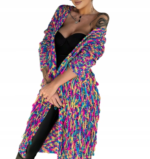 Cocomore Kardiganový svetr Multicolor Amarantový New