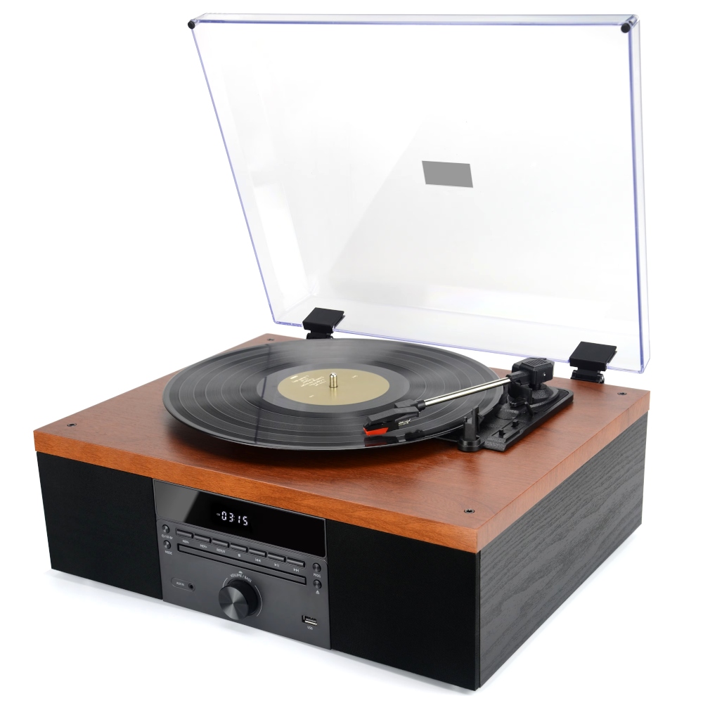 GRAMOFON Z WBUDOWANYMI GŁOŚNIKAMI BLUETOOTH V5.0 USB CD FM AKAI ATT-14BT Typ wkładki brak informacji