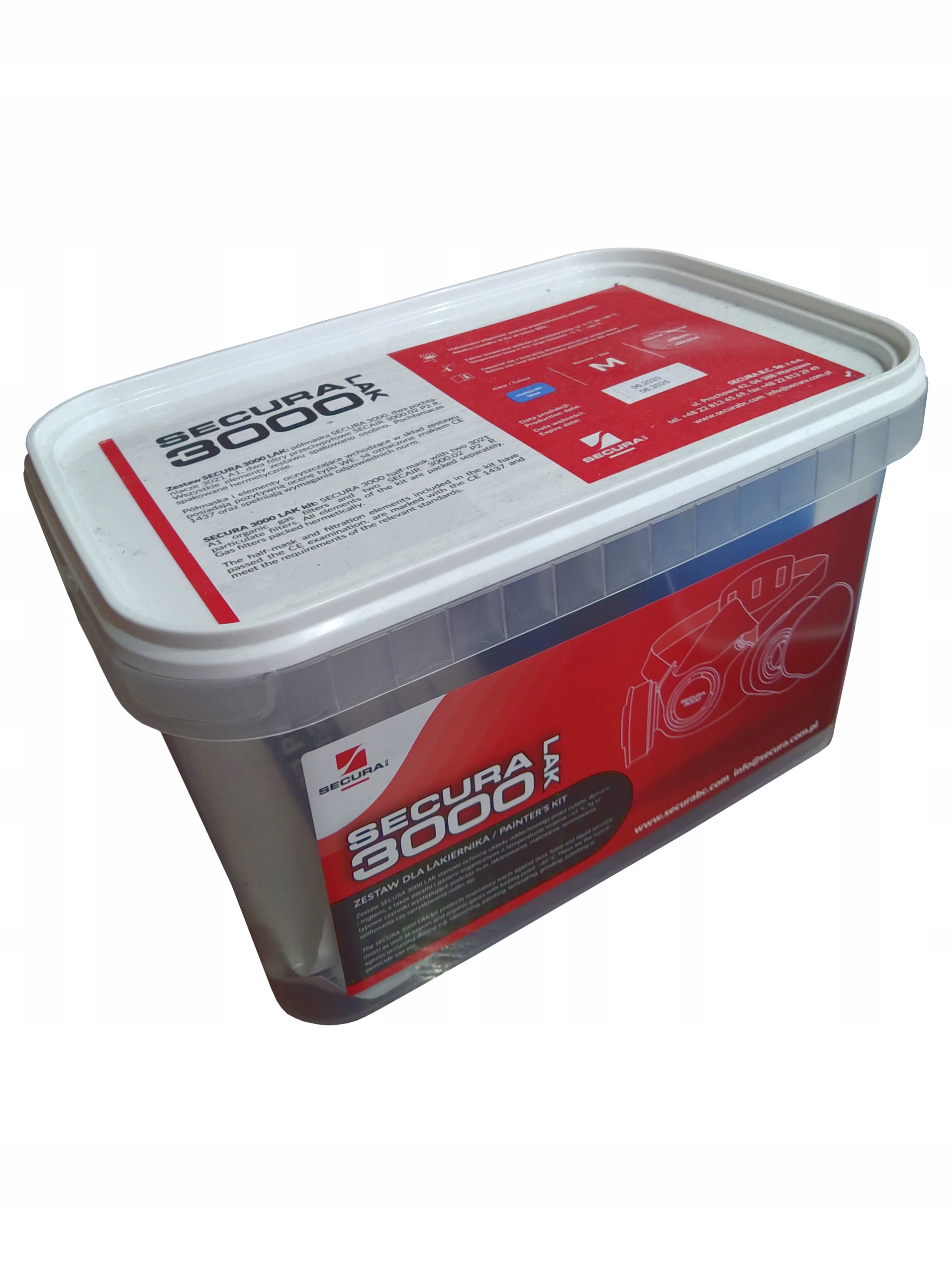 Maska lakiernicza Secura 3000 Lak półmaska