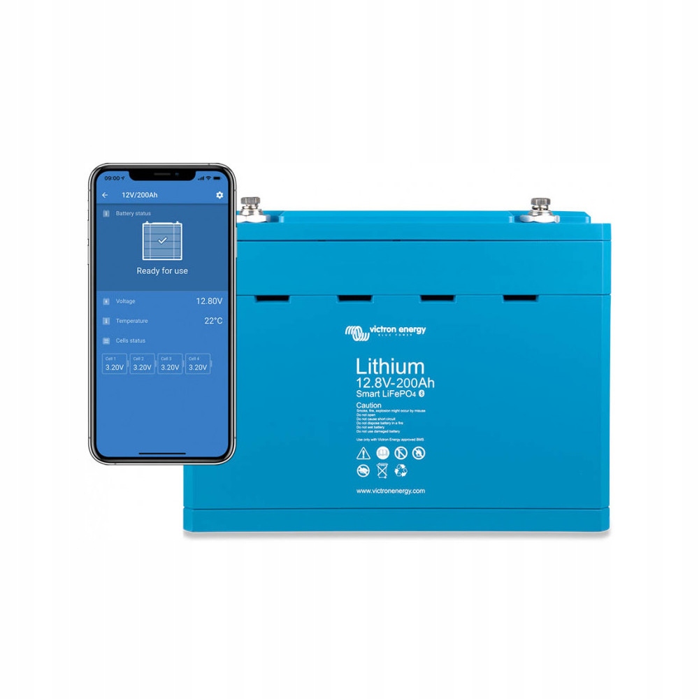 AKUMULATOR LIFEPO4 SMART 200AH 12V