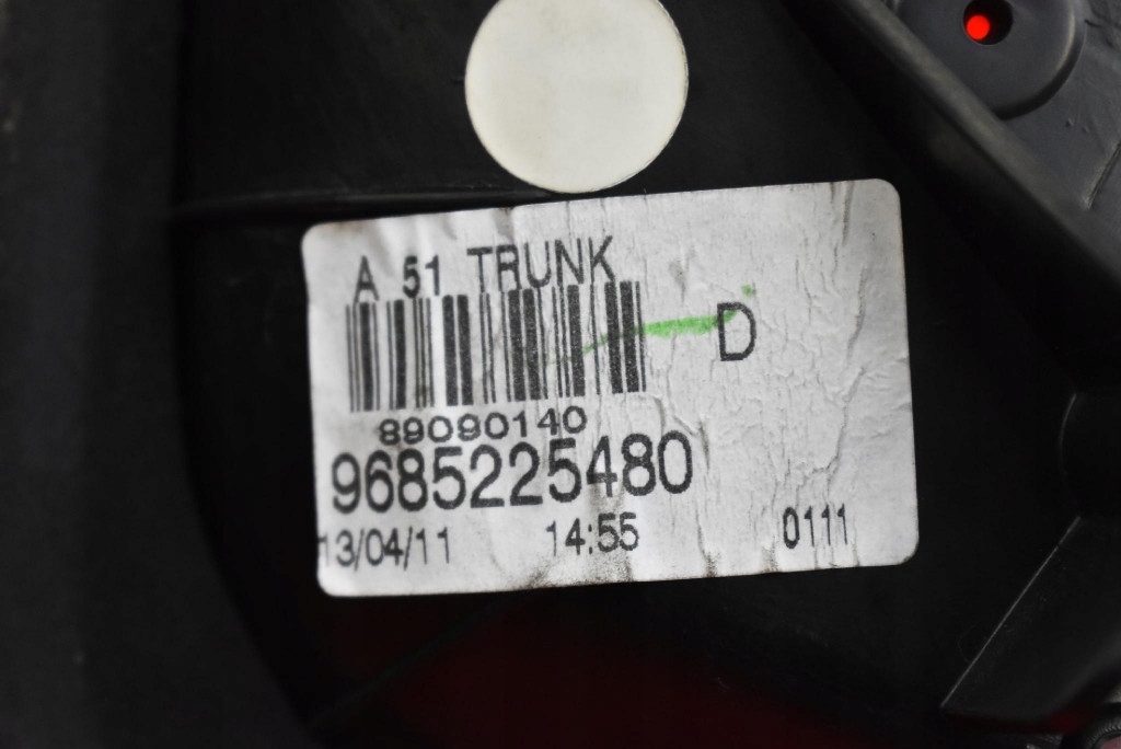 light right rear part rear 9685225480 CITROEN C3 2 II 5D HB 09-13