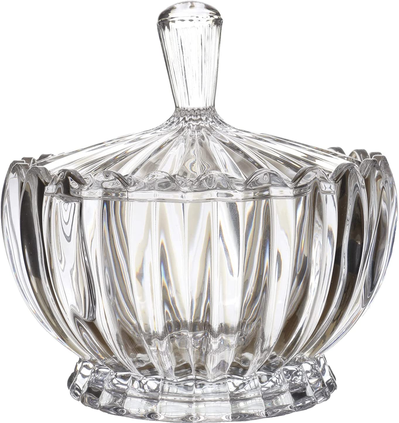 CUKIERNICA SZKLANA POKRYWKĄ CUKIERNICZKA POJEMNIK