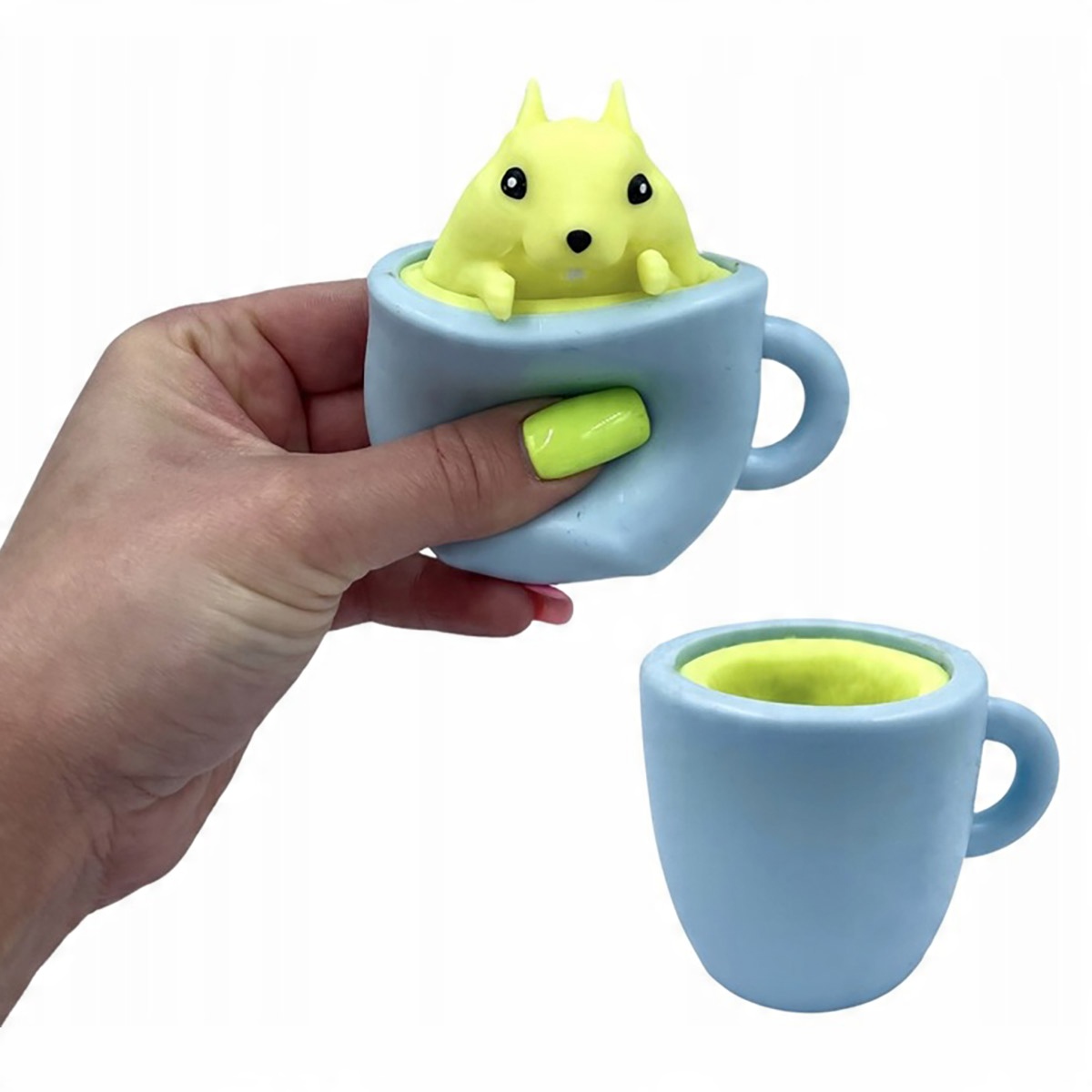 

Gniotek Antystresowy Wiewiórka w Kubeczku Squishy