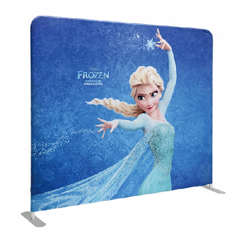 Ścianka reklamowa tekstylna szer. 400 cm. x wys. 230 cm. + Roll up GRATIS Marka bez marki