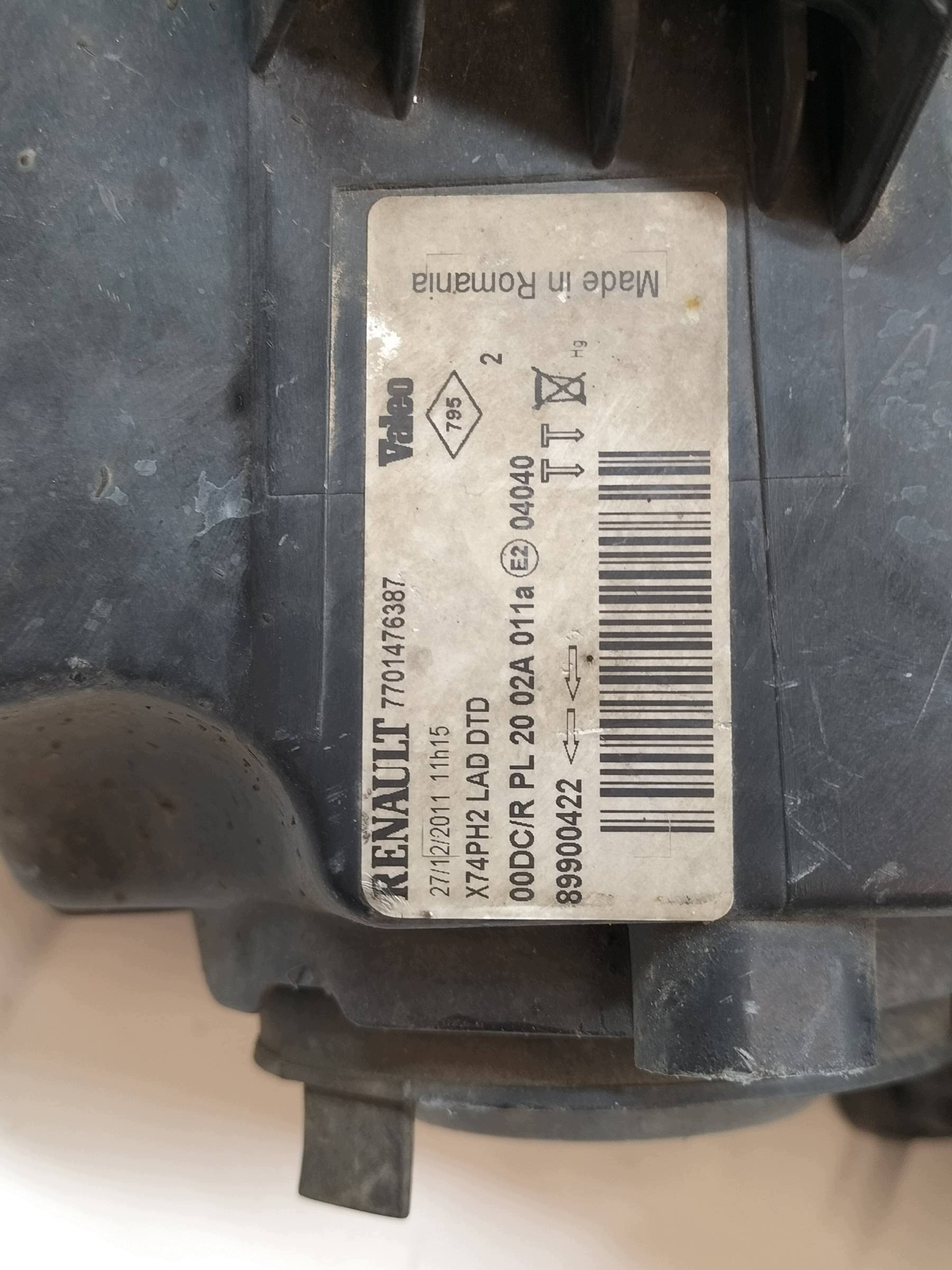 light front right LIFT XENON 7701476387 Renault Laguna II (2000-2007)