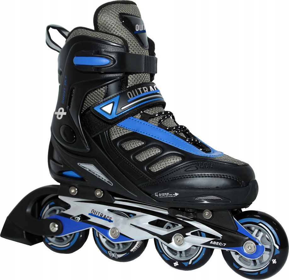 Коньки OUTRACE GHOST SKY Blue роликовые коньки черный и синий PW-125c r 43-46