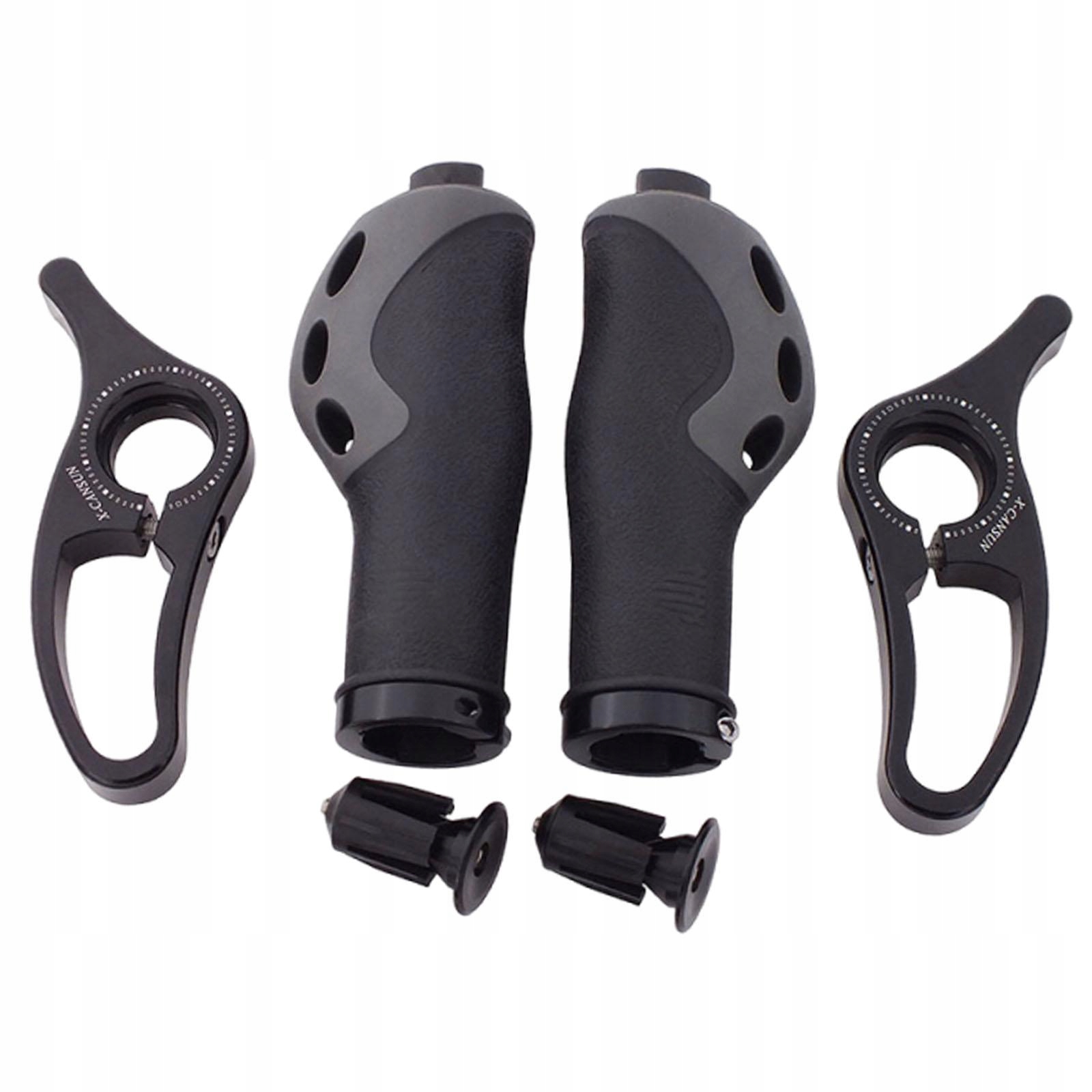 2Pcs Bar Ends, Non Slip Horn Shape Easy Install Thumb Rest Grips Ergonomic