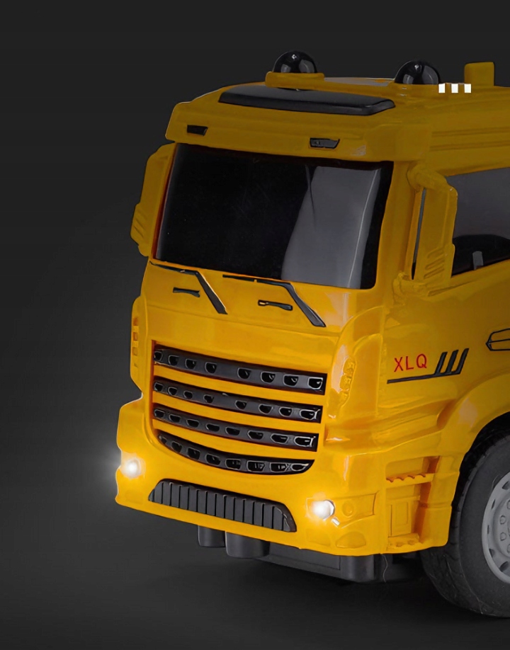 DUŻA WYWROTKA CIĘŻARÓWKA ZDALNIE STEROWANA AUTO RC ŚWIATŁA + GRATIS BATERIE Efekty podświetlenie LED ruchowe świetlne